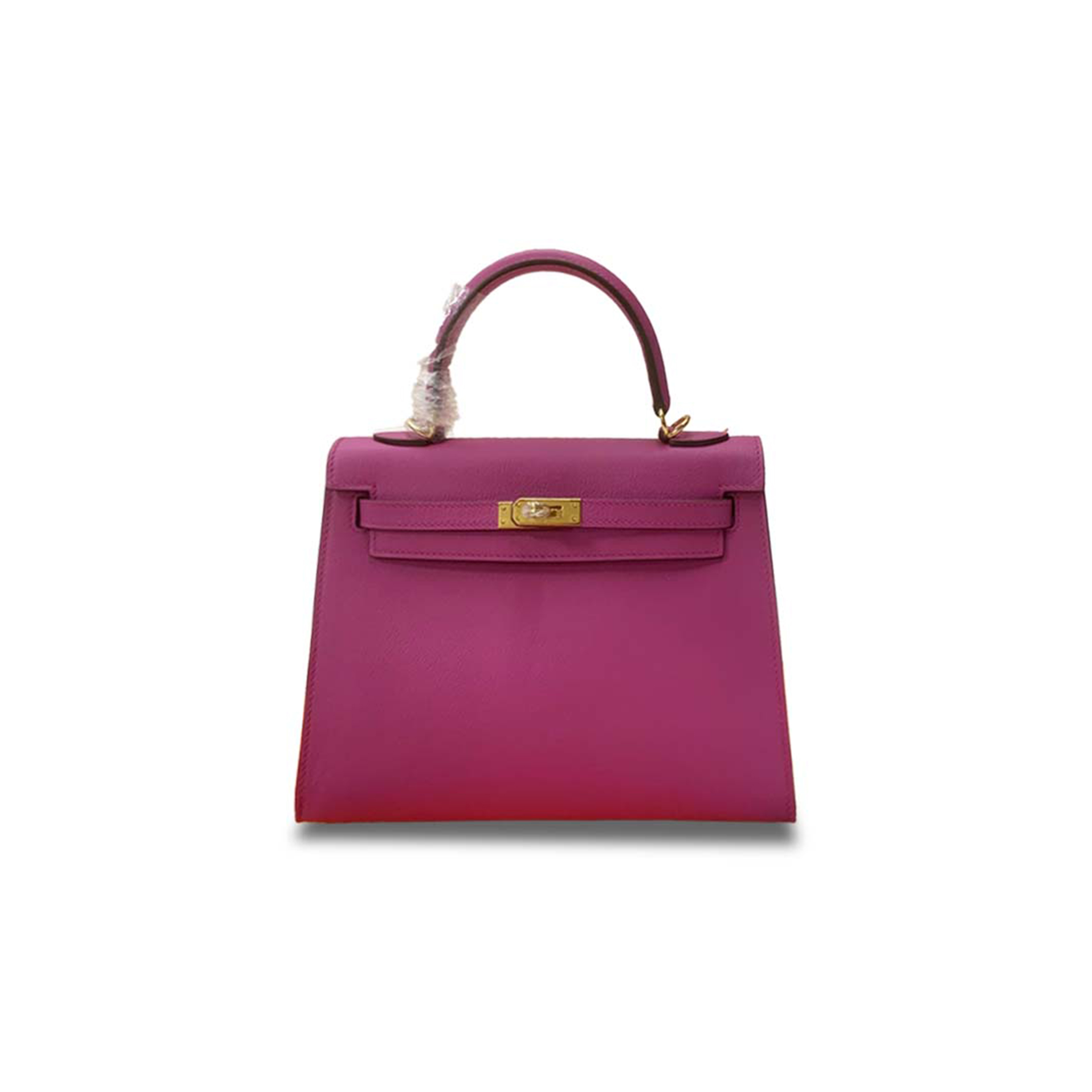 H**mes master kelly 25 chevre magnolia pink gold buckle (25*17*7cm)